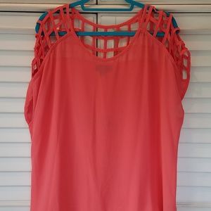 Coral Dressy Shirt